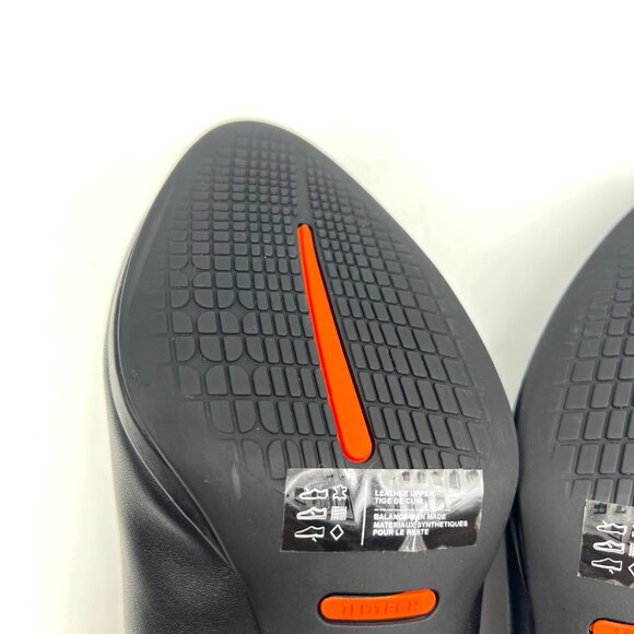 9W 9 WIDE WIDTH Rockport Total Motion Leah Black Nappa Leather Heels Pumps Shoes - Picture 10 of 16